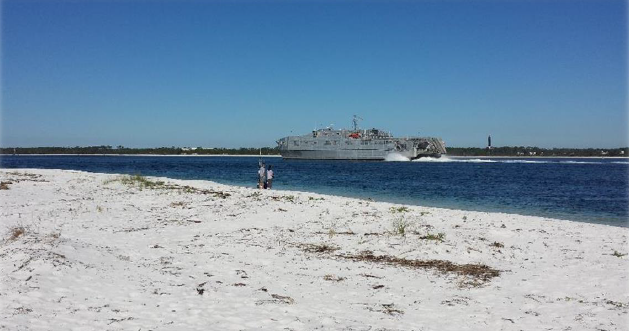 Florida Department of Environmental Protection specialists David Perkinson & Jacob Pace searched Perdido Key on Friday, October 31, 2014. Perkinson & Pace collected 197 BP Deepwater Horizon tar balls weighing 3.26 pounds. Photos courtesy FDEP.