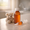 A child's small hand resting on a white hospital blanket beside a prescription pill bottle, soft natural light from a window, shallow depth of field