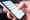 Close-up view of a mobile phone screen displaying a form collecting personal information