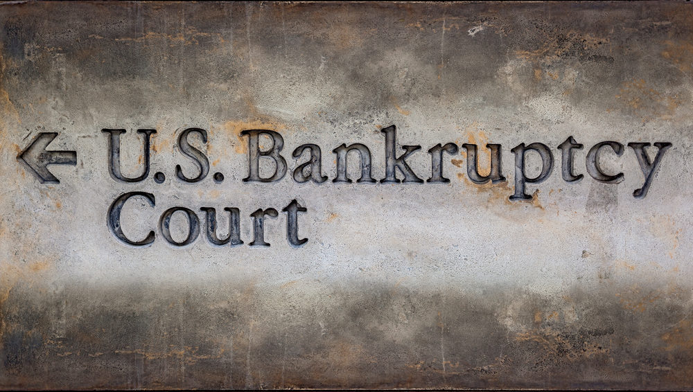 U.S. Bankruptcy Court sign