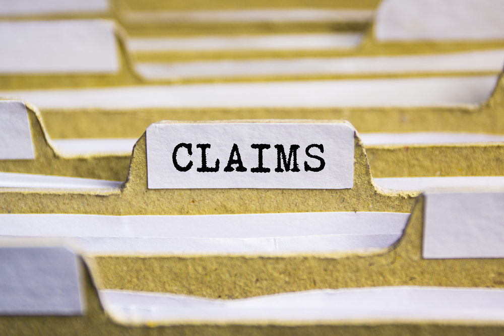 Virginia Airports and Premises Liability Accidents claims written on a file folder
