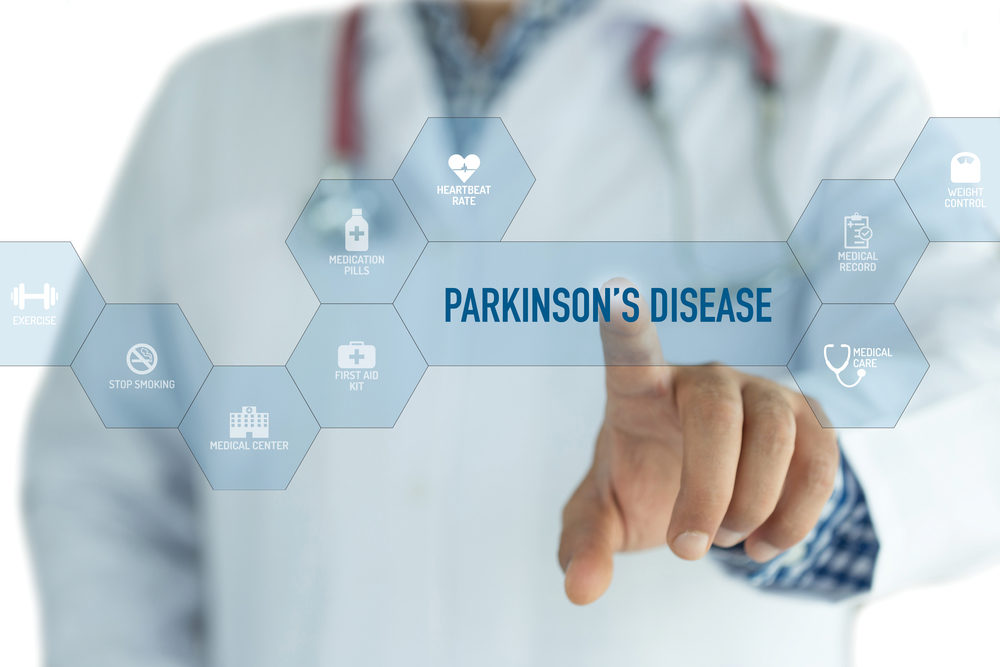 PARKINSON'S DISEASE Concept on Interface Touch Screen