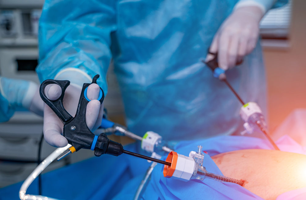 NuVasive Recalls Precice Limb-Treatment Devices for Potential Metal Corrosion Selective focus on doctor`s hands with special robotic equipment.