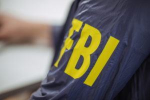 sleeve of an fbi jacket on agent