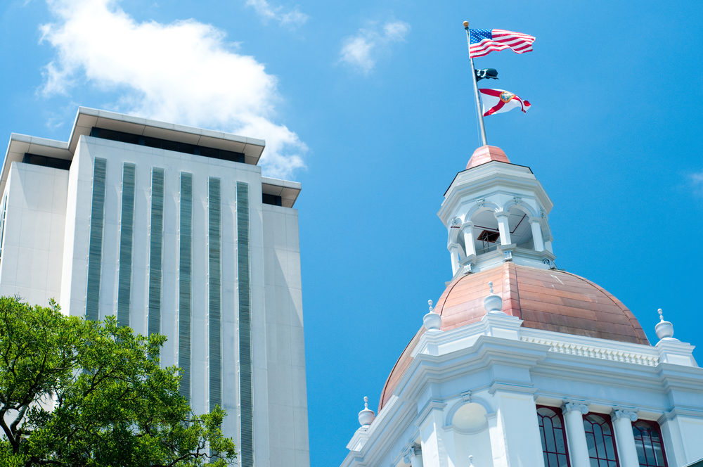 Tallahassee Capitol Buildings in the Afternoon