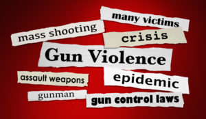 Gun Violence Newspaper Headlines Shooting Attack