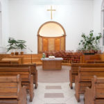 Interior of a small baptist church