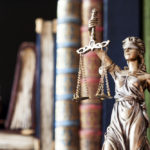 lady justice statue in a law office