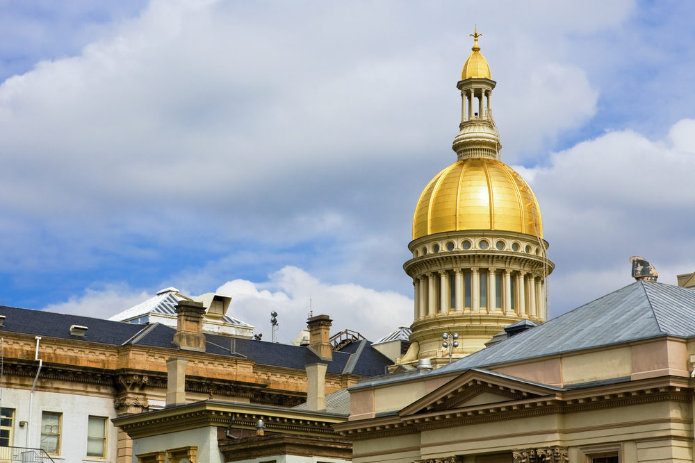 Twenty-Four States and Three Territories Have Passed Revival Legislation Concerning Childhood Sexual Abuse A closeup of New Jersey's State House dome and top of State House