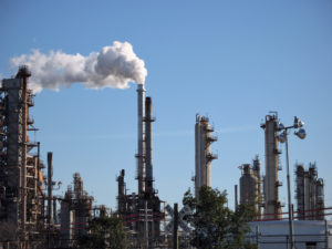 an oil refinery in Chalmette, Louisiana