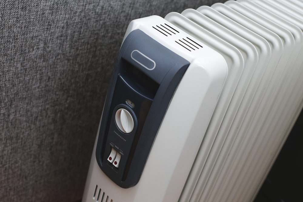 Harbor Freight Recalls Two Types of Propane Heaters for Burn Hazards White radiator-style electric heater with control panel