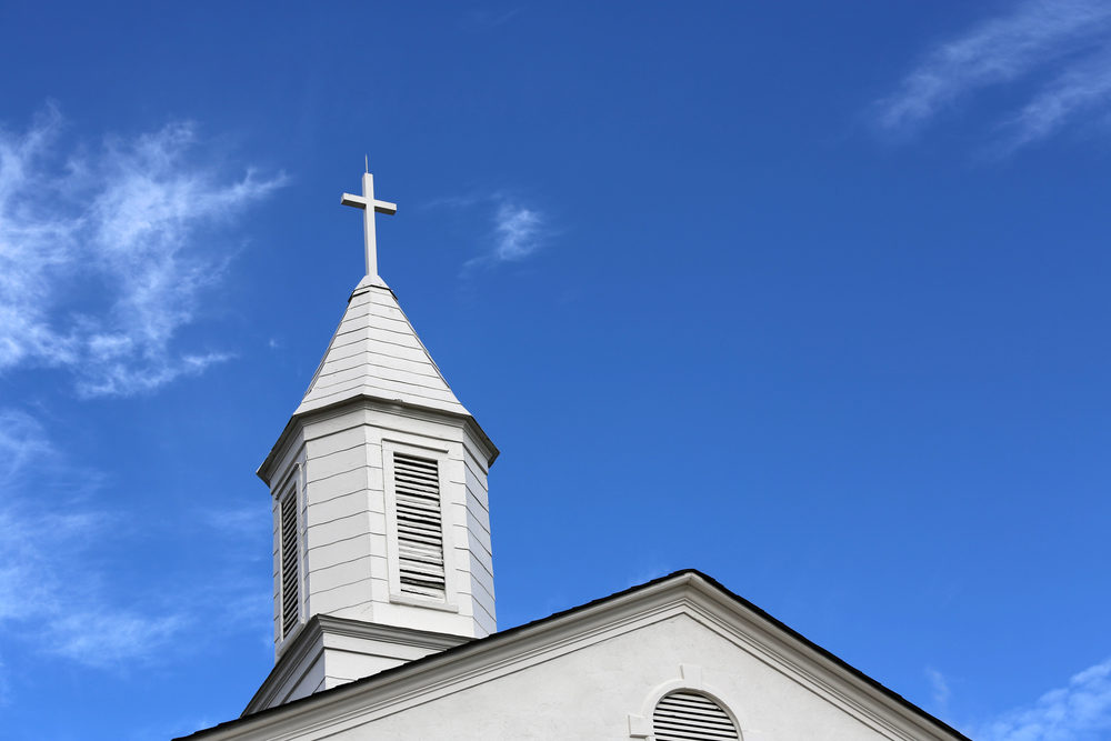 Tim Ray Ballard Named In Southern Baptist Convention List of Abusers Church Steeple at Glendale United Methodist Church, Nashville, Tenn