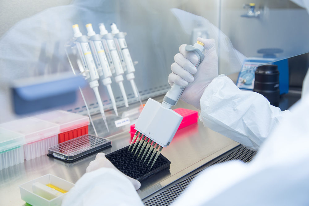 Stem Cells Offer Hope to Those with Parkinson’s Disease Scientists works with cell cultures under sterile hood