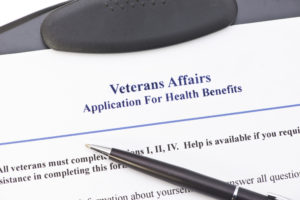 veterans affairs application for health benefits.