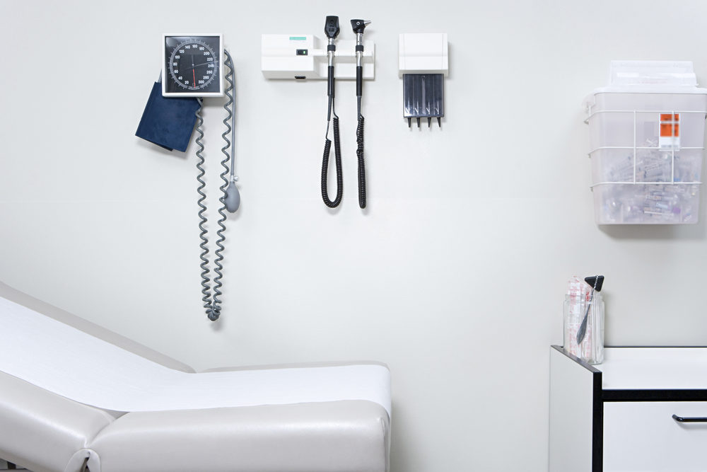 Dr. Darius Paduch Sexual Abuse Lawsuit: NewYork-Presbyterian and Northwell Health Accused of Ignoring Reports of Misconduct wall of empty doctor's office with equipment mounted
