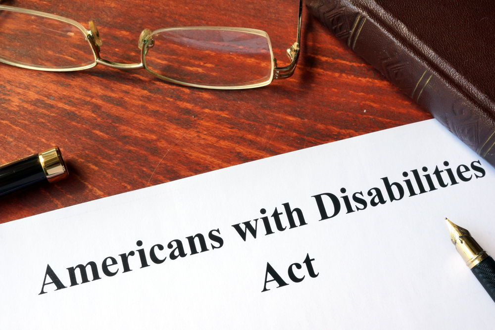 Paper with title Americans with Disabilities Act.
