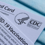 Closeup of Covid-19 Vaccination record cards