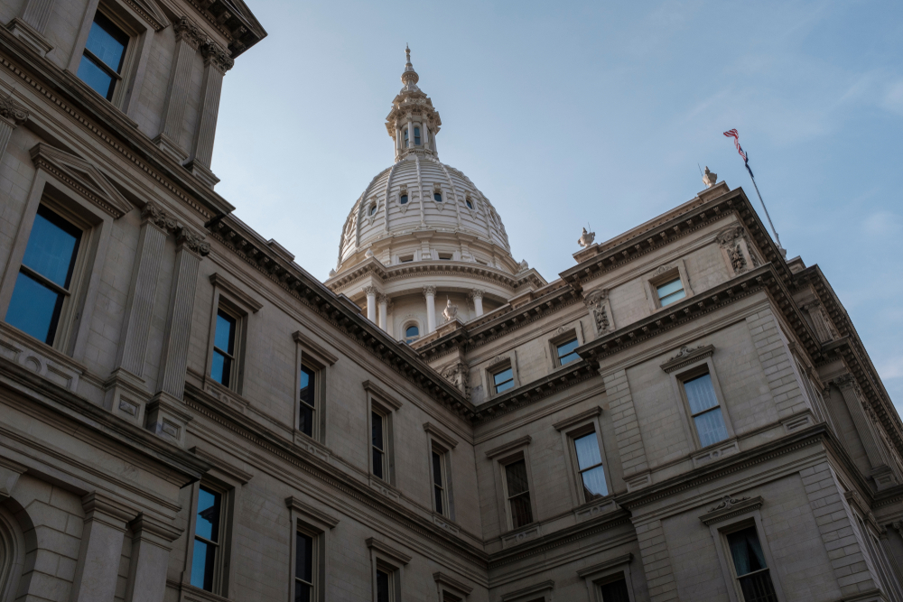 Lansing Michigan - Capitol Building Facade