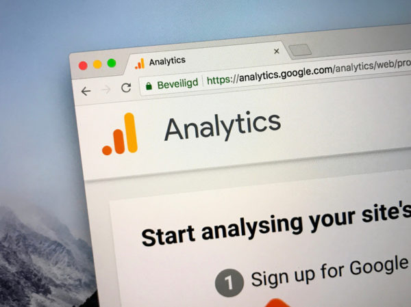 Website of Google Analytics