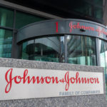 Entrance to the French headquarters of Johnson and Johnson