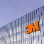 3M Signage Logo Top of Glass Building