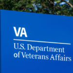 Signage and logo of the U.S. Department of Veterans Affairs