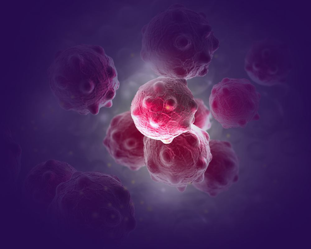 3d rendering of cancer cells