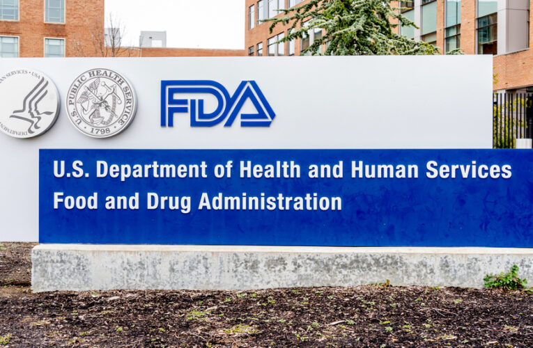 FDA Sign outside their headquarters in Washington DC