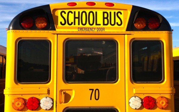 school bus rear