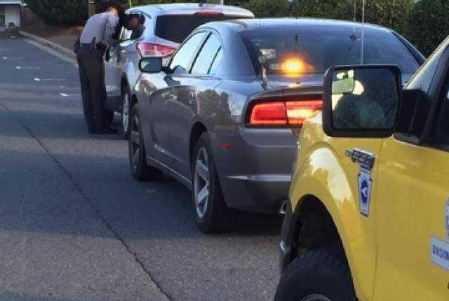 Image / N.C. Highway Patrol The N.C. Highway Patrol teams with the DOT, using their trucks as undercover vehicles.