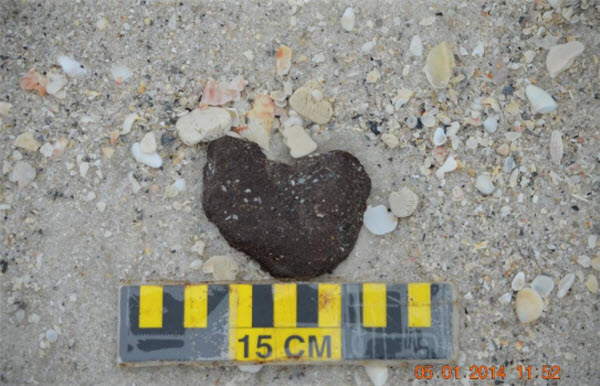 Tar Ball Pollution from BP Deepwater Horizon Oil Spill Found in 2014